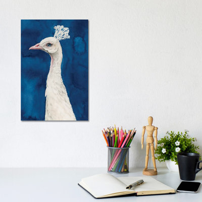 Snowy Peacock II by Grace Popp - Gallery-Wrapped Canvas Giclée on Canvas