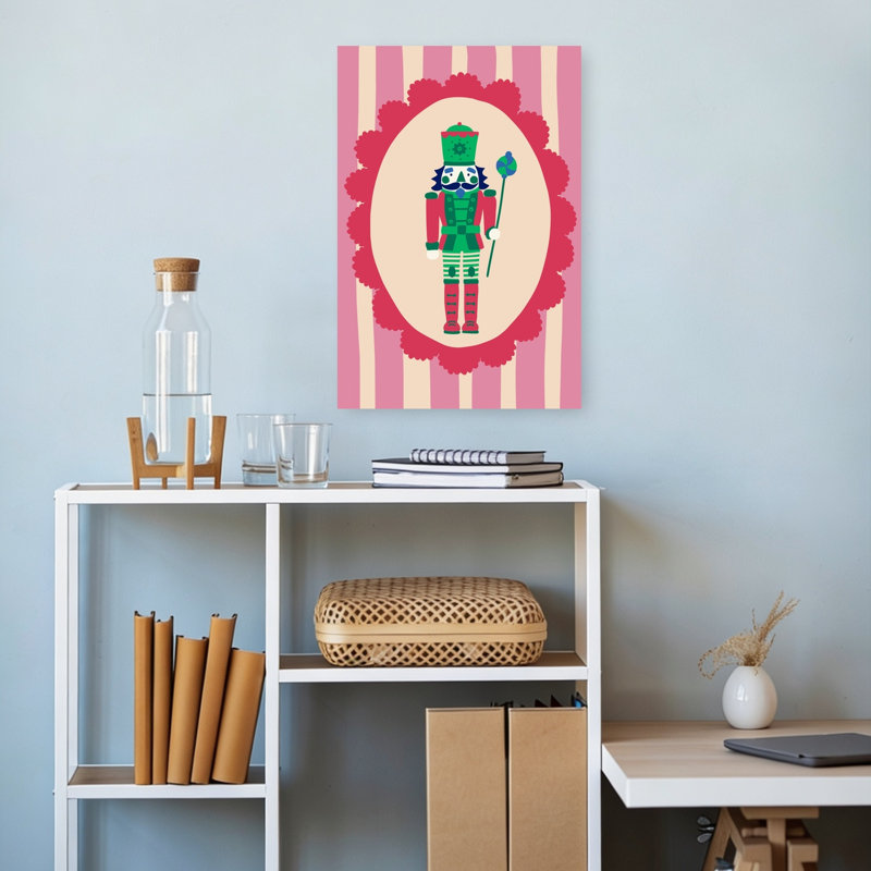Classic Nutcracker Soldier Classic Elegant Playful Wall Art Print by Annick - Wrapped Canvas Print, 45.72cm H x 30.48cm W