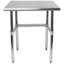 Table de travail en acier inoxydable H 35 po x l 24 po x l 14 po Express KitchQuip-50193295