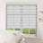 Zebra Blinds Window Dual Layer Roller Shades, Corded Horizontal Blind, Bedroom, Privacy, 72" Length-293182171-293182174