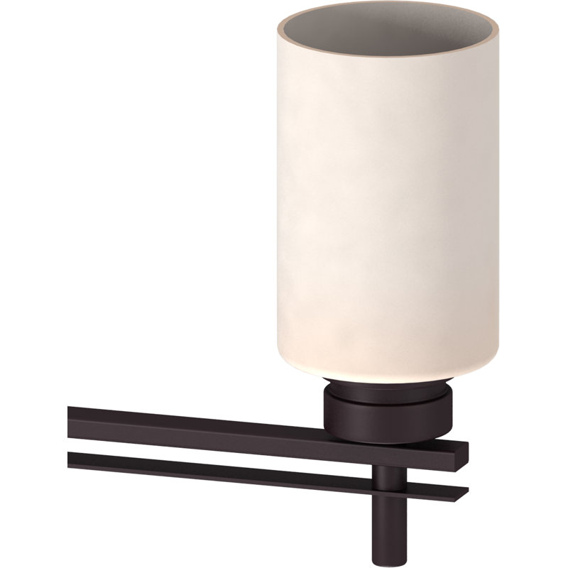  Lustre suspendu 9 lumières Carena, Blanc cassé, Bronze antique