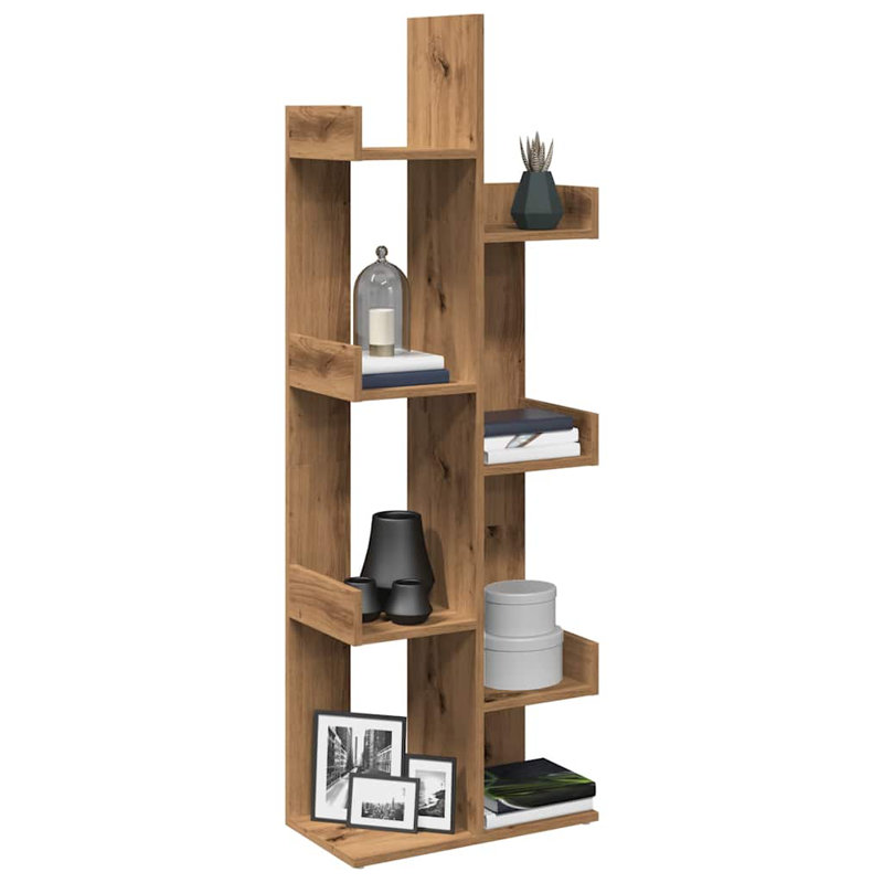 Alviva 140cm H x 48cm W Bookcase, Artisan Oak