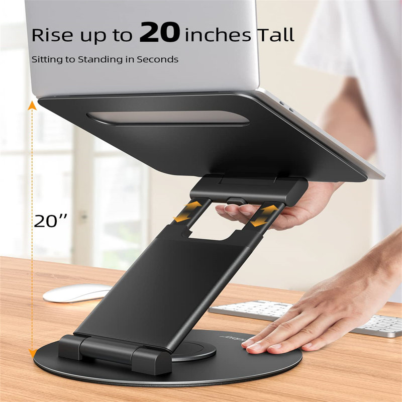 Metal Monitor Stand, Black