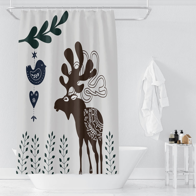 Shower Curtain, 70"H x 90" W