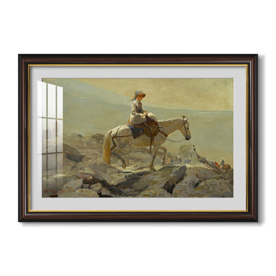 Le sentier des cavaliers, Montagnes Blanches, 1868 - Winslow Homer - Estampe encadrée sur mesure