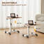 Bureau mobile à roulettes pour ordinateur portable, poste de travail inclinable à hauteur réglable pour canapé-lit et bureau personnel-128864670