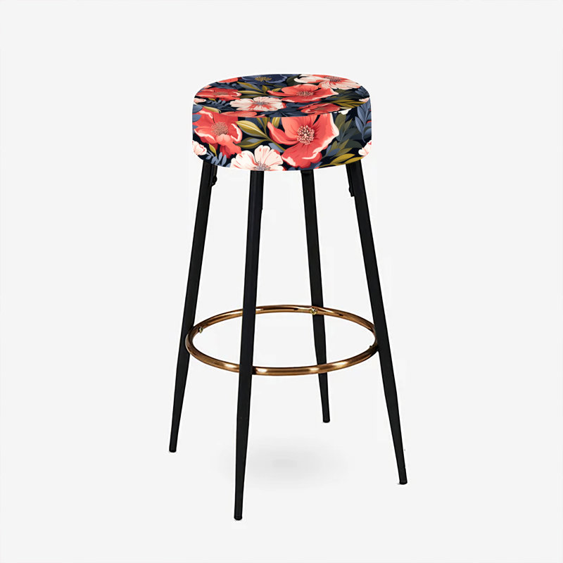 Ensemble de 2 tabourets de bar rétro Camo Nostalgia
