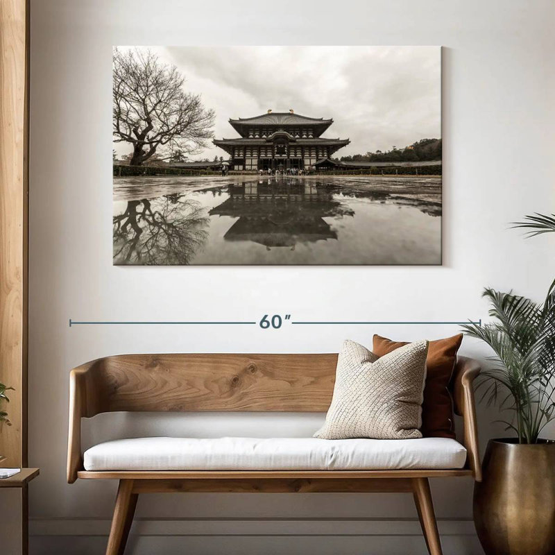 Adella Todaiji Temple Reflection, 32" H x 48" W