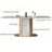 Modern Rectangular Rock Slab Dining Table Sets-111041500