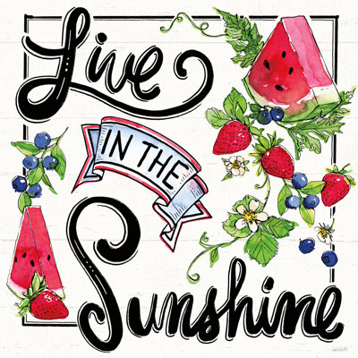 Lincheta Sweet Summer II sur toile par Anne Tavoletti