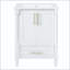 Meuble-lavabo moderne 24 "avec motif orné et tiroir