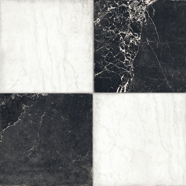 Tilefy Verona 24X24 Aurelia And Zenobia Checkerboard