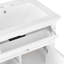Meuble-lavabo 24 po avec lavabo, meuble-lavabo avec un tiroir rabattable et deux tiroirs, tablette réglable, bois massif et panneau de fibres à densité moyenne-1135887304