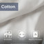Couette King de couleur taupe, 100 % coton avec broderie chenille fascinante et rembourrage taupe.