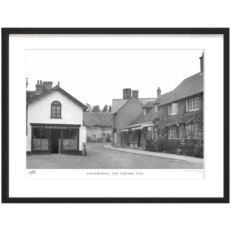 Cranborne, The Square 1954 by Francis Frith - Single Picture Frame Print, 60cm H x 80cm W x 2.3cm D