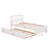Twin Size Platform Bed Wood Bed With Trundle-270222945