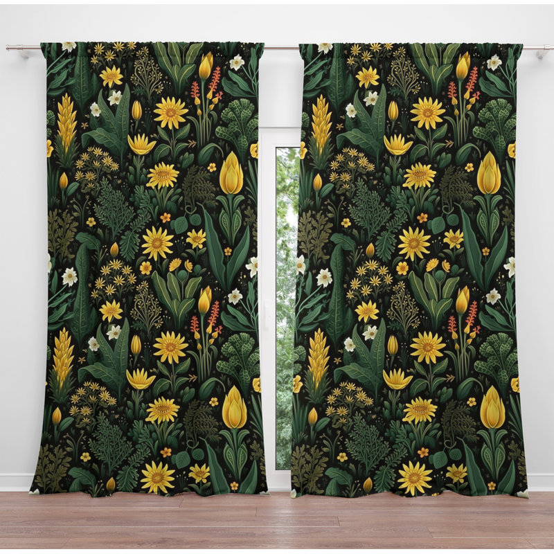 Janus Room Darkening Curtain, 40" W x 52" L