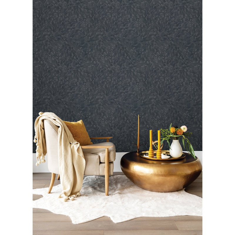 Rouleau de papier peint Agassiz Burst, Gris foncé