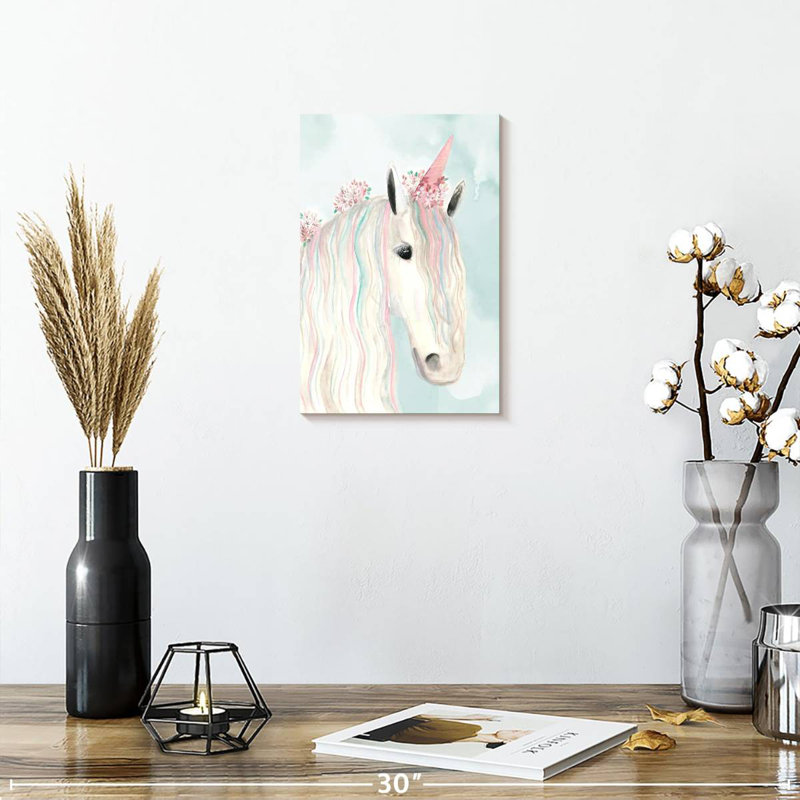 Ashelle Unicorn Flowers, 12" H x 8" W