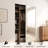 MSD 80'' Hollow Mirrored Prefinished Sliding Closet Doors with Installation Hardware Kit-92186019