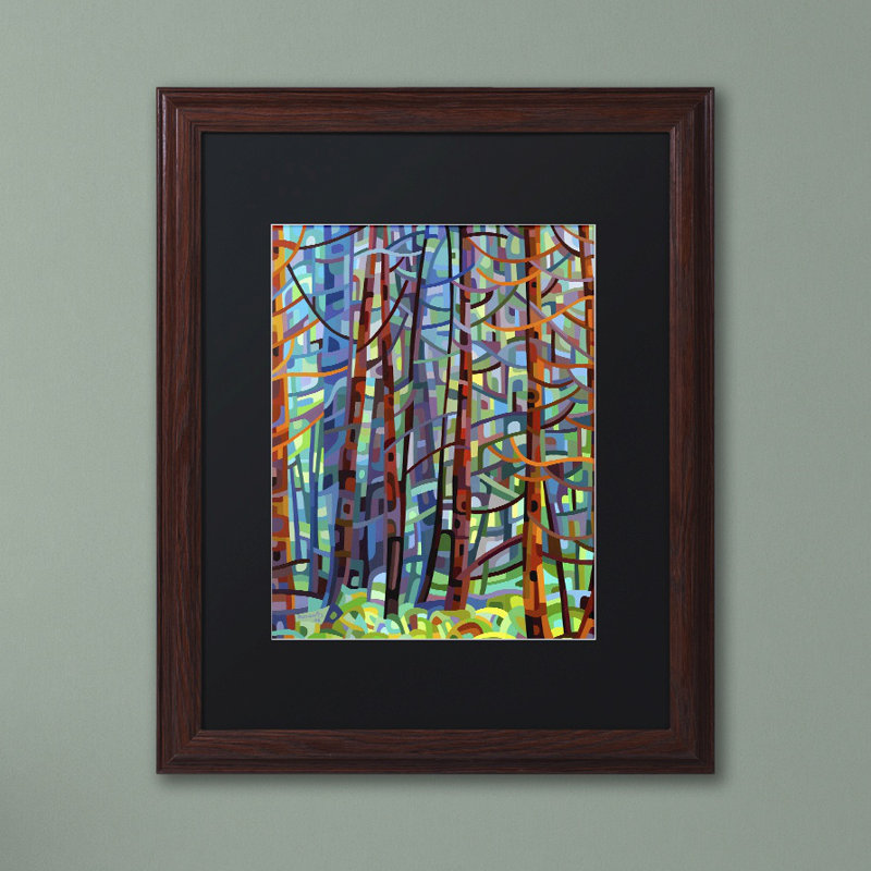 «In a Pine Forest» par Mandy Budan - reproduction d'art sur toile, H 14 po x l 11 po x P 0,5 po