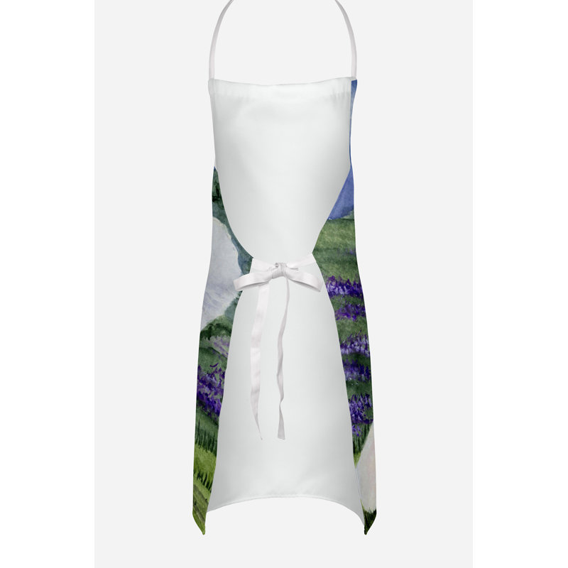 No Pattern Bib Apron