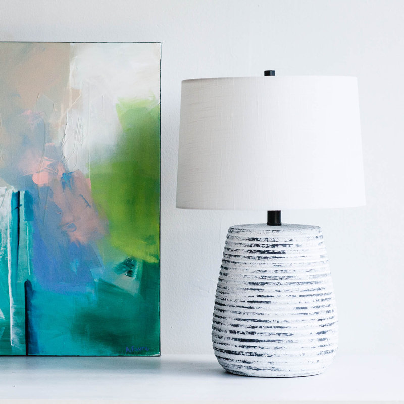 Japandi Collection Porcelain Table Lamp