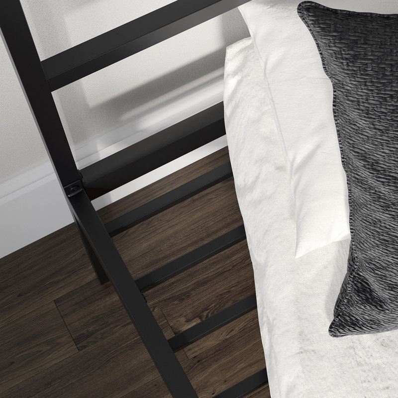 Platform Bed With Headboard, Twin