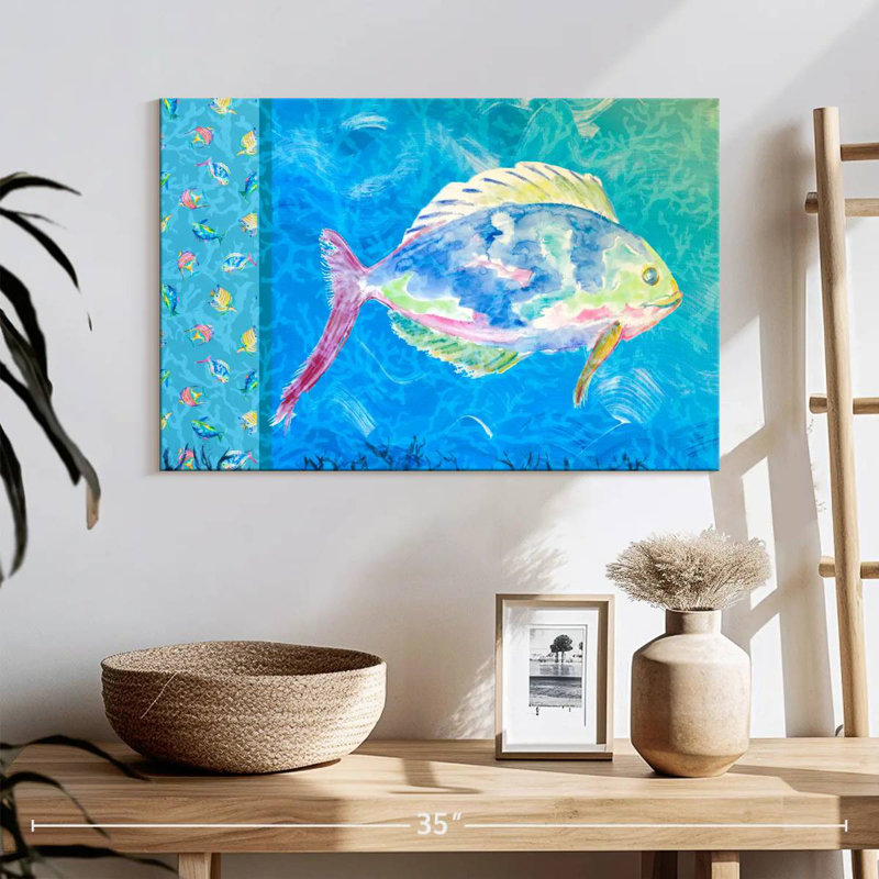 Under The Sea I, 16" H x 24" W
