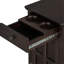 Table de salon antique avec porte-gobelets et rangement-338009727