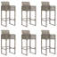 Ebern Designs Bar Set with Wicker/Rattan Frame