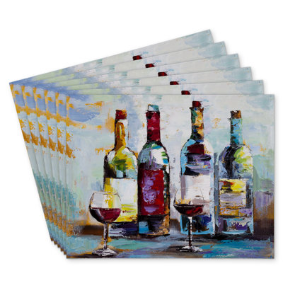 Wine Tasting Polyester Masvingo Set of 6 | Home Decor