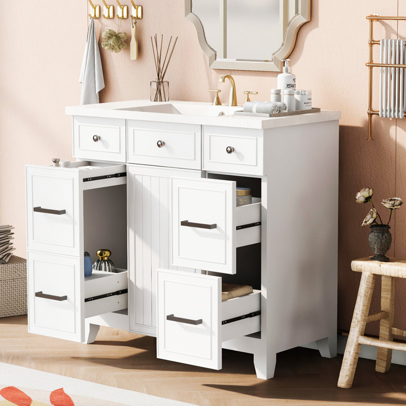 Ensemble de meuble-lavabo avec lavabo simple 36 po Panzie