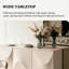 Buffet minimaliste moderne avec design incurvé de luxe, grande capacité de rangement-1632667679