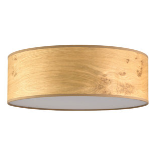 Trece Solid Wood Flush Mount