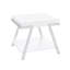 Table de bout rectangulaire avec tablette inférieure
