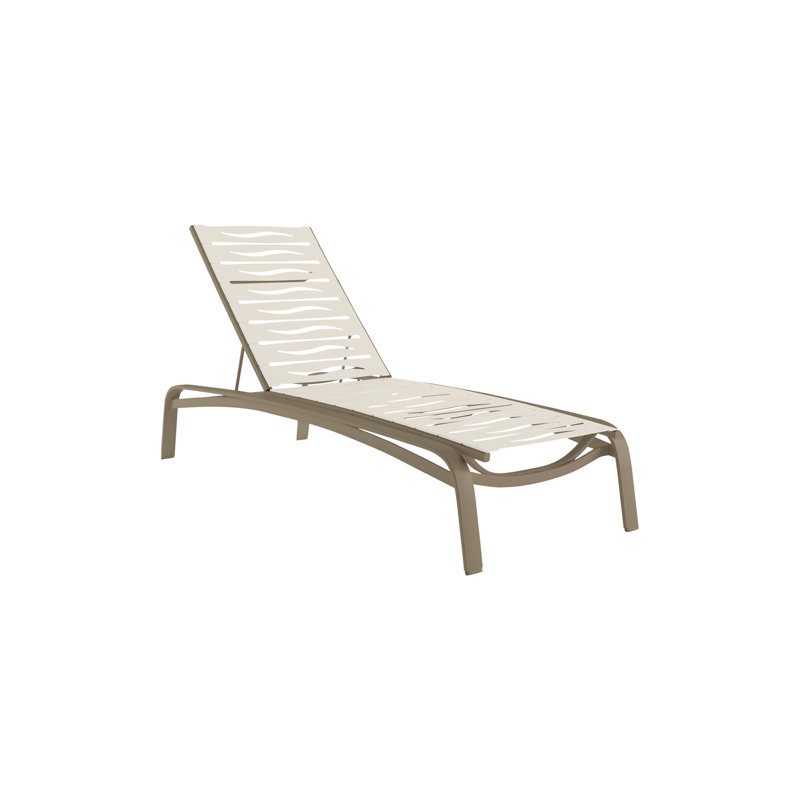 Laguna Beach Outdoor Chaise Lounge, Parchment, Moab