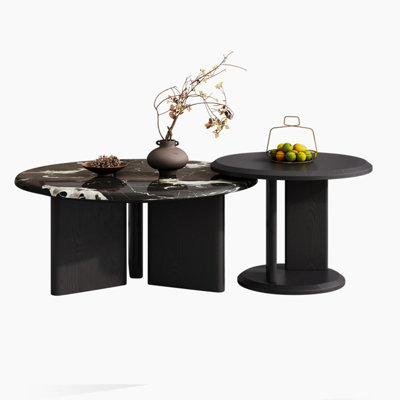 Light luxury modern simple marble coffee table
