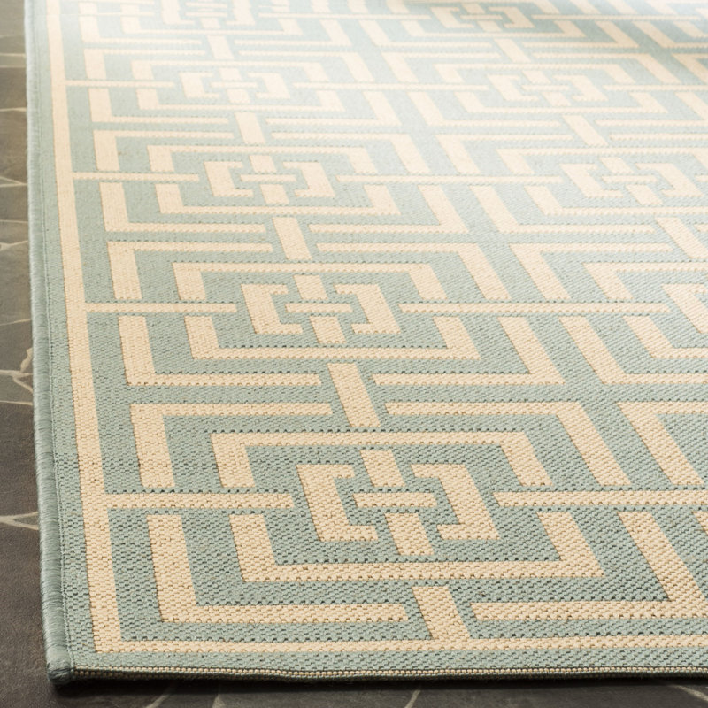 Tapis intérieur / extérieur Gowanus Linden 100, Rectangle 9 pi x 12 pi