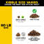 60 lb Contenant alimentaire en plastique avec couvercle pivotant