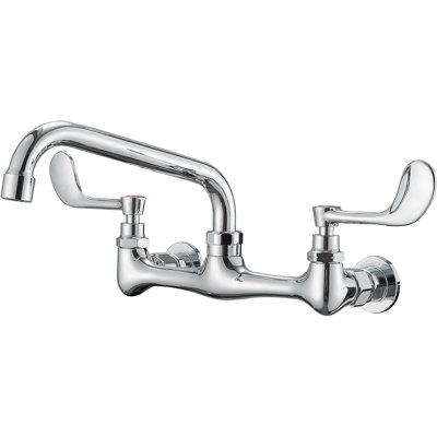 Wall Mounted 2-handle Bathroom Faucet