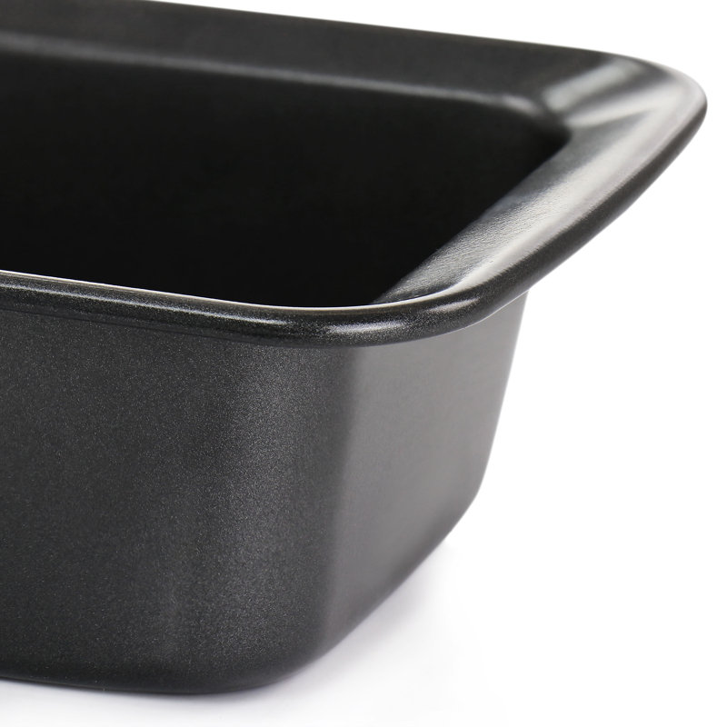Gibson Home 5.4'' W x 10.5'' L Non-Stick Steel Loaf Pan