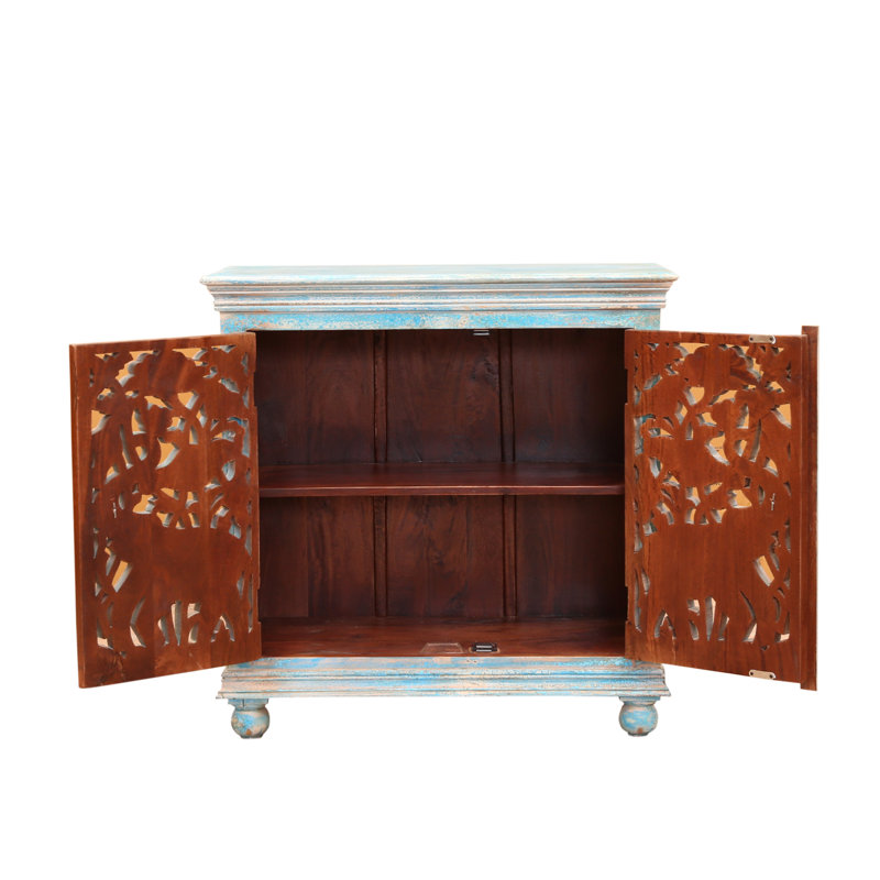 90cm Solid Wood Sideboard