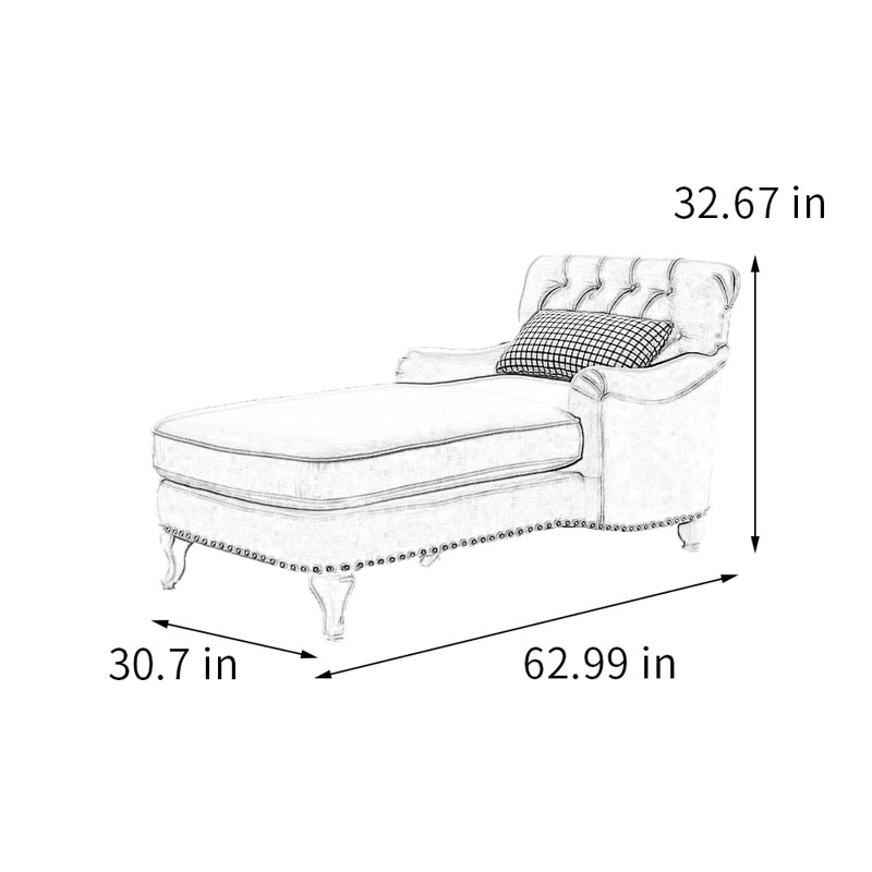 Chaise longue simple