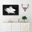 Blooming White Magnolia - Wrapped Canvas-56647296