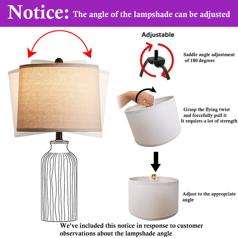 Ensemble de 2 lampes 21 po en céramique blanche sculptée