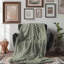 Couverture à motif sherpa gris 1 pièce-100491635