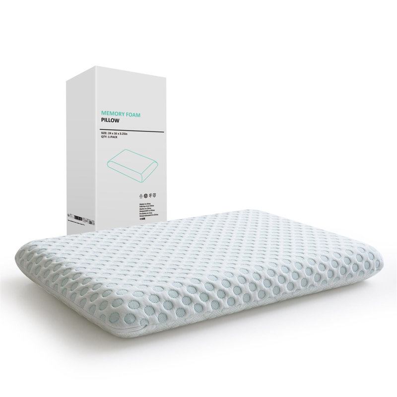 Slim Pillow For Side Back Stomach Sleepers,, 2.75"