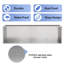 Niche de douche de salle de bain 37 po x 13 po, niche murale rectangulaire en acier inoxydable, nickel brossé-125950972