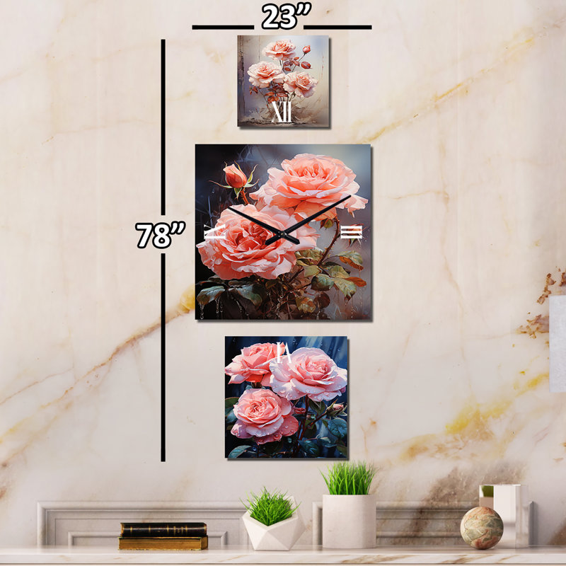 Heily Metal Wall Clock